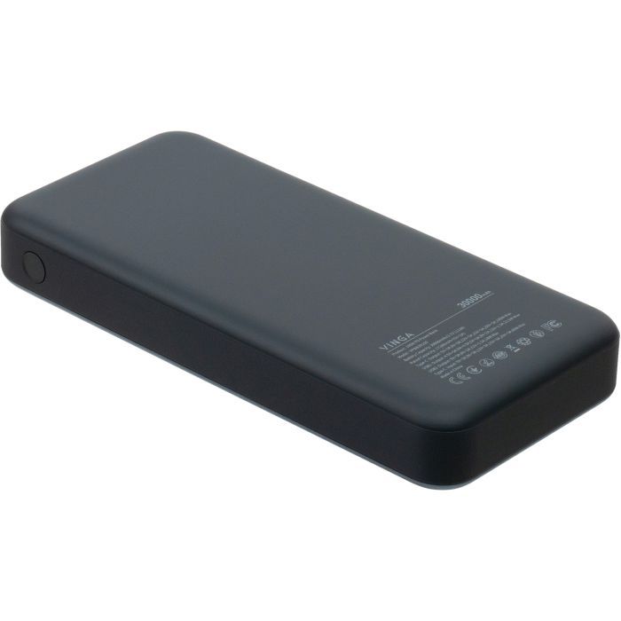 Батарея универсальная Vinga 30000 mAh 100W Display VA Grey (Li-Ion) (VPBB30100) изображение 5