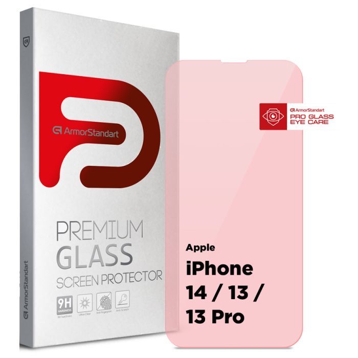 Стекло защитное Armorstandart Pro Eye Care Apple iPhone 14 / 13 / 13 Pro (ARM77674)