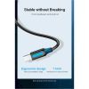 Кабель для принтера USB 2.0 AM/BM 1.5m 480Mbps PVC black Vention (COQBG) изображение 8
