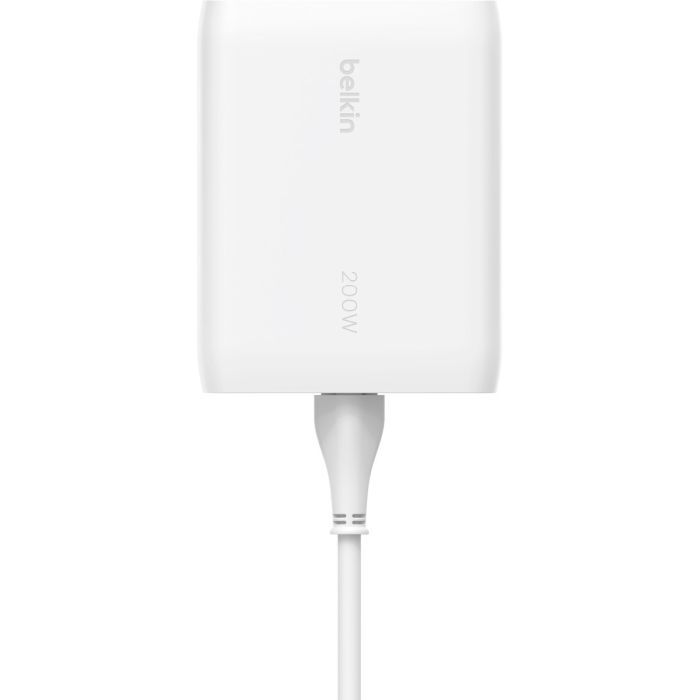 Зарядное устройство Belkin 4хUSB-С GAN PD PPS 200W white (WCH015VFWH) изображение 4