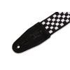 Ремень для гитары Levy's Print Series Guitar Strap Black And White Checkers (MP-28) изображение 2