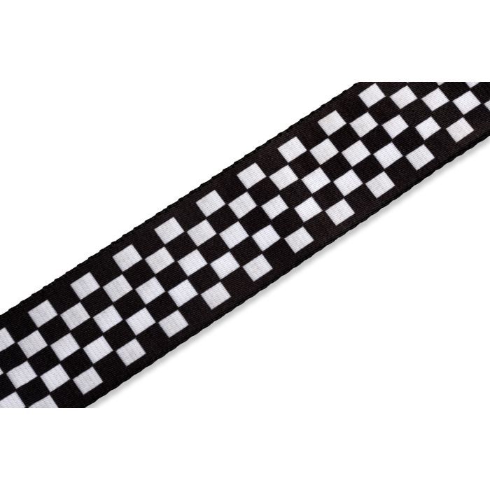 Ремень для гитары Levy's Print Series Guitar Strap Black And White Checkers (MP-28) изображение 4