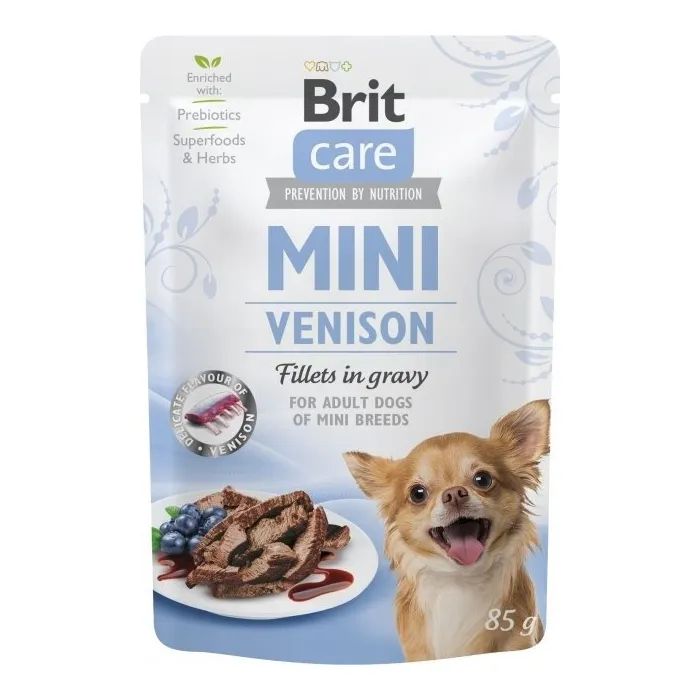 Вологий корм для собак Brit Care Mini для дорослих собак мініатюрних порід (8595602560356)