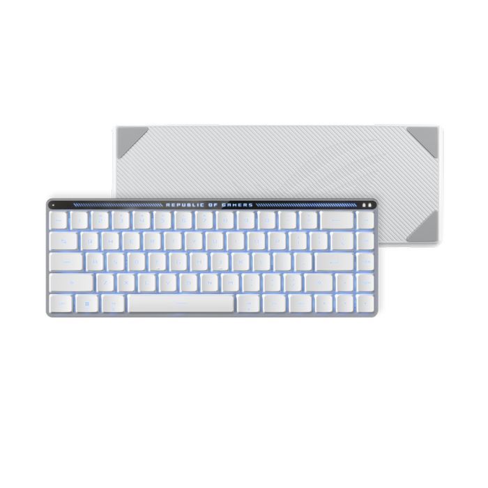Клавиатура ASUS ROG Falchion RX Low Profile Red Wireless/Bluetooth/USB UA White (90MP03EC-BKMA10) изображение 9