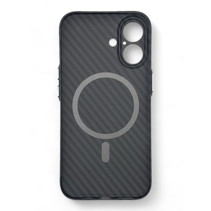 Чехол для мобильного телефона BeCover Carbonite Case (MagSafe) для Apple iPhone 16 Black (712067) изображение 2