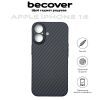 Чехол для мобильного телефона BeCover Carbonite Case (MagSafe) для Apple iPhone 16 Black (712067) изображение 5