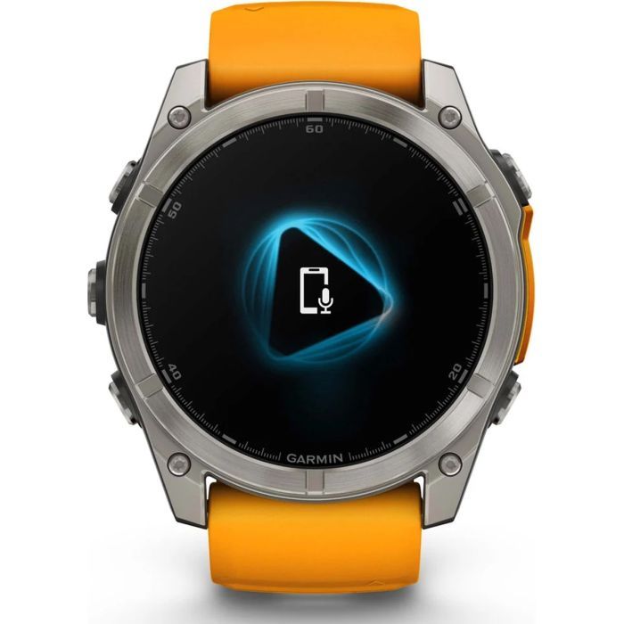 Смарт-часы Garmin fenix 8 51mm, AMOLED, Saph, Ti/Bare/Grpht, SparkOrg/GrphtBd, (010-02905-11) изображение 11