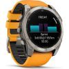 Смарт-часы Garmin fenix 8 51mm, AMOLED, Saph, Ti/Bare/Grpht, SparkOrg/GrphtBd, (010-02905-11) изображение 3