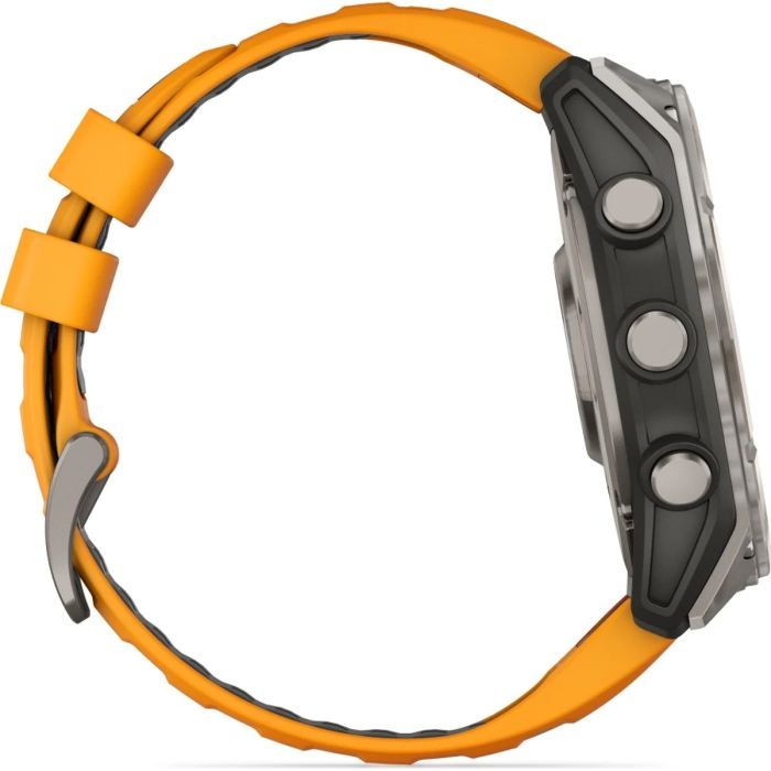 Смарт-часы Garmin fenix 8 51mm, AMOLED, Saph, Ti/Bare/Grpht, SparkOrg/GrphtBd, (010-02905-11) изображение 4