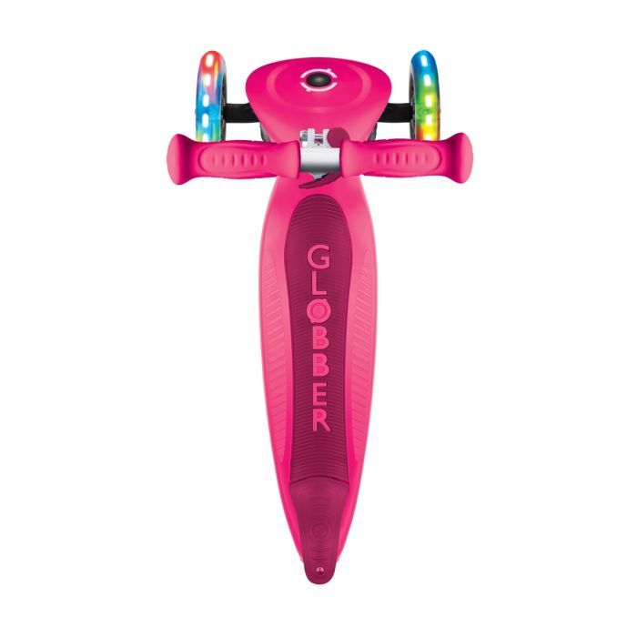 Самокат Globber Primo Foldable Lights колеса с подсветкой до 50 кг. 3+ Зеленый (432-106-3) изображение 8