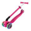 Самокат Globber Primo Foldable Lights колеса с подсветкой до 50 кг. 3+ Розовый (432-110-3) изображение 9