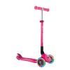 Самокат Globber Primo Foldable Lights колеса с подсветкой до 50 кг. 3+ Розовый (432-110-3)