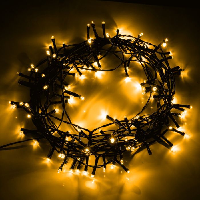 Гирлянда YES! Fun Нить 120 LED Теплый белый 8.4 м Мерцание USB (975064) изображение 3