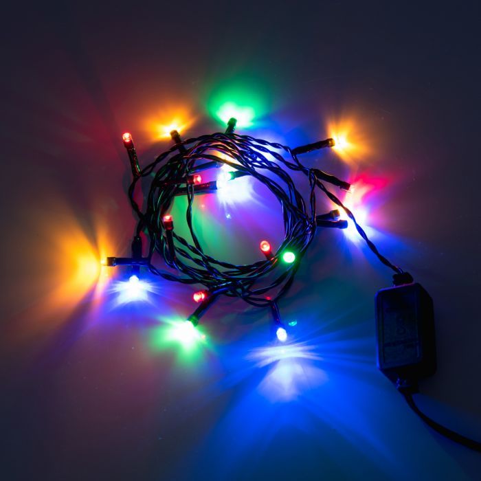 Гирлянда YES! Fun Нить 20 LED Разноцветная 2 м Статичная (974834) изображение 3