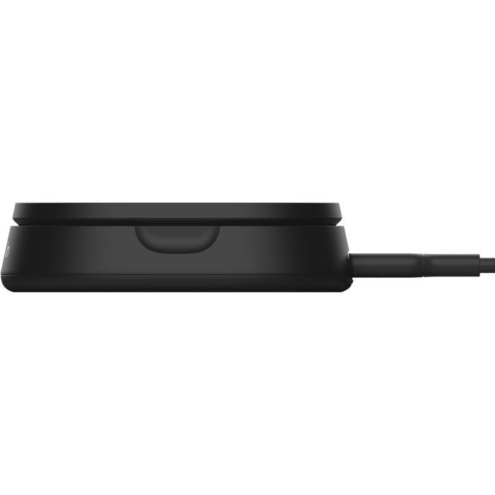 Зарядний пристрій Belkin 15W Magnetic Stand Qi2 20W adapter USB-C black (WIA008VFBK) зображення 4