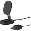 Зарядний пристрій Belkin 15W Magnetic Stand Qi2 20W adapter USB-C black (WIA008VFBK) зображення 9