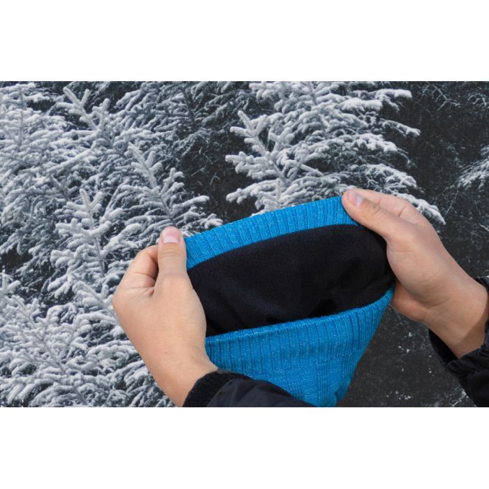Водонепроницаемая шапка Dexshell Heathered Rib Knit Beanie Onesize 56-58 см хакі (DH32405SSN) изображение 3
