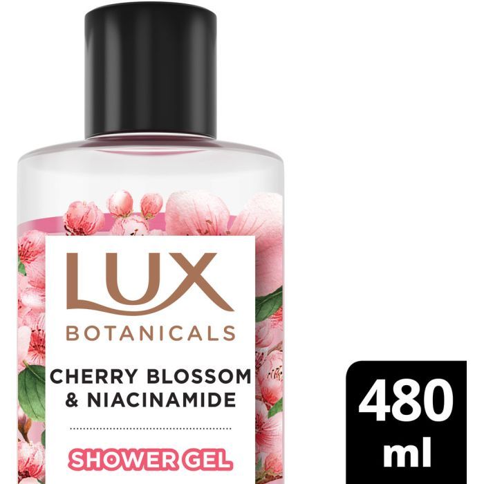 Гель для душу Lux Botanicals Цвіт вишні та ніацинамід 480 мл (8720181499814) зображення 3