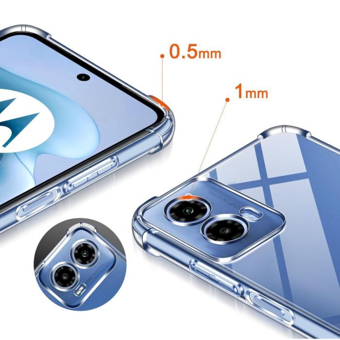 Чехол для мобильного телефона BeCover Anti-Shock Motorola Moto G35 Clear (712779) изображение 3