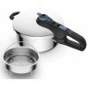 Каструля Tefal Secure Trendy, 4л, (скороварка) з паровим кошиком (P2580402) зображення 2