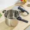 Каструля Tefal Secure Trendy, 4л, (скороварка) з паровим кошиком (P2580402) зображення 3
