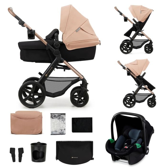 Коляска Kinderkraft 3 в 1 Moov 2 Pure Black (KSMOOV02BLKEV00) (5902533925780)