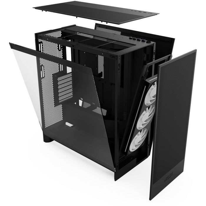 Корпус NZXT H7 Flow RGB All Black (CM-H72FB-R1) изображение 10