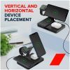 Зарядний пристрій Canyon wireless charger WS-404 15W 4in1 Black (CNS-WCS404) зображення 7