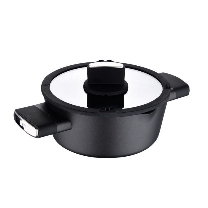 Каструля Bergner Ion, з кришкою 2 л (BG-35800-BK)