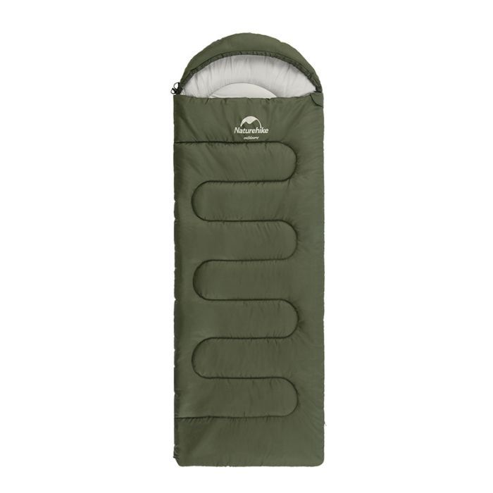 Спальний мішок Naturehike Y150L NH21MSD08, лівий, темно-зелений (6975641888758)