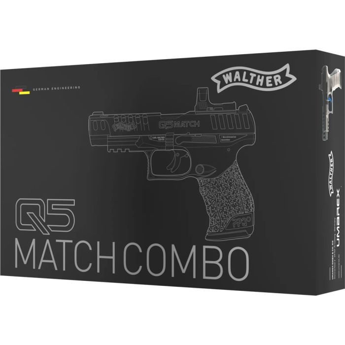 Пневматичний пістолет Umarex Walther Q5 Match Combo (5.8421-1) зображення 5