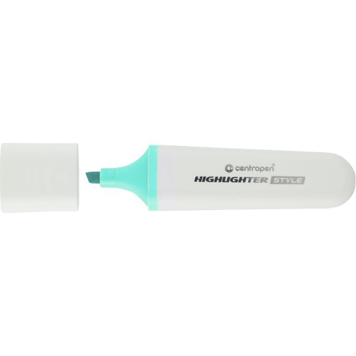 Маркер Centropen текстовий Highlighter Style 1-4,6 мм клин. пастельний блакитний (6252/58)