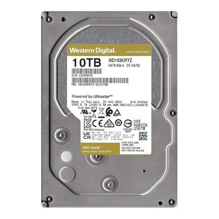 Жесткий диск 3.5" 10TB WD (WD103KRYZ) изображение 3