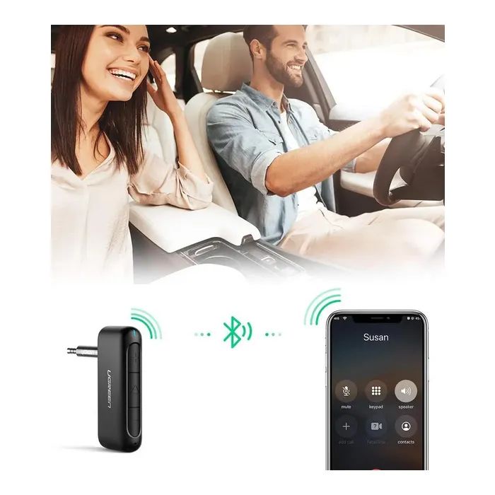FM модулятор Ugreen CM276 Bluetooth 5.0 Receiver Audio Adapter (CM276) изображение 3