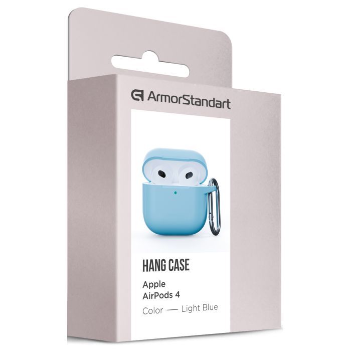 Чохол для навушників Armorstandart Hang Case для Apple AirPods 4 Lavender (ARM81282) зображення 3