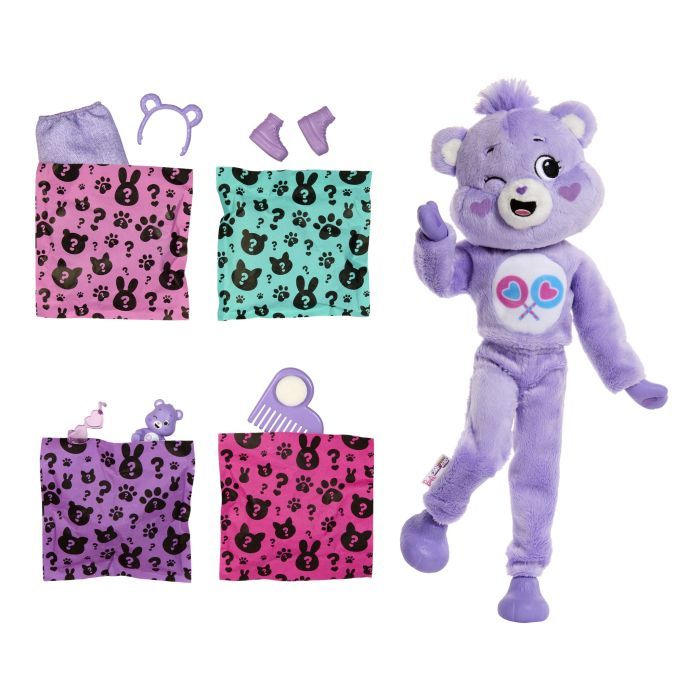 Кукла Barbie Cutie Reveal Care Bears Мишка Медвежонок Щедривка (JCN94) изображение 3