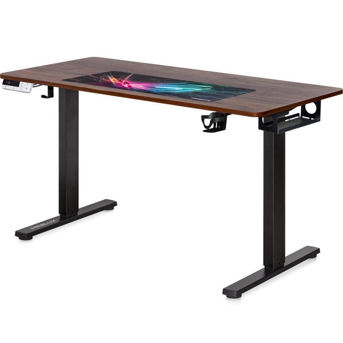 Компьютерный стол Mealux PowerDesk Duo Walnut (EVO-242 Duo Walnut /B)