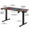 Комп'ютерний стіл Mealux PowerDesk Duo Walnut (EVO-242 Duo Walnut /B) зображення 3