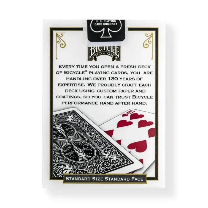 Карты игральные Bicycle Bicycle Standard (black) (08089) изображение 4