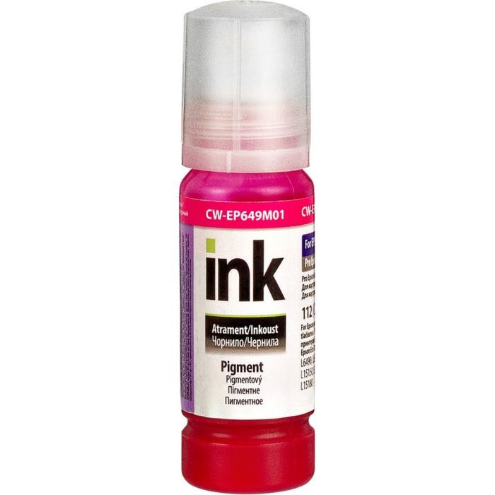 Чернила ColorWay Epson L-6490/L65XX 70мл Magenta Pigm. (CW-EP649M01)