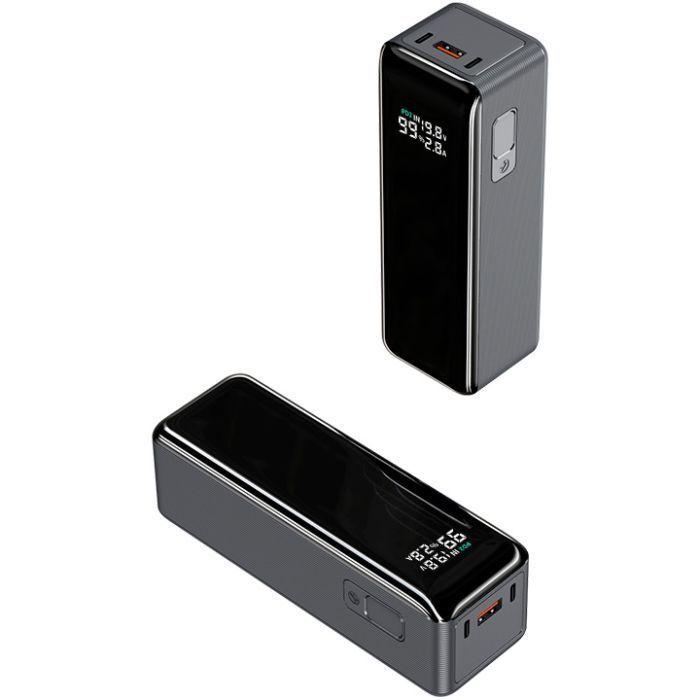 Батарея универсальная Atria 30000mAh PD/3.1/160W(Max)80W+80W, QC/3.0/22.5W (WPD-160S) изображение 2