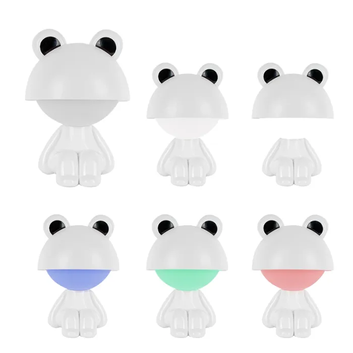 Нічник Kite Світильник LED з акумулятором Cute Froggy, білий (K25-316-3-1) зображення 4