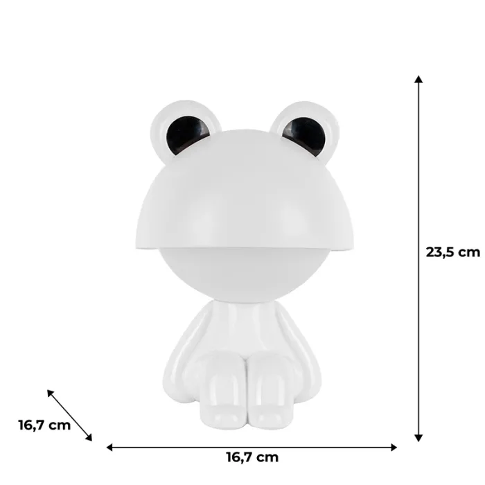 Нічник Kite Світильник LED з акумулятором Cute Froggy, білий (K25-316-3-1) зображення 6