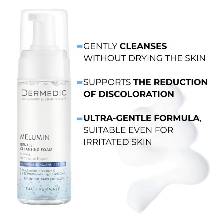 Пенка для умывания Dermedic Melumin Gentle Cleansing Foam Для чувствительной кожи 170 мл (5901643177492) изображение 3