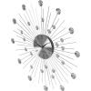 Настінний годинник Esperanza Wall Clock Boston 50 см з променями з і сталі та кристалами (EHC002) зображення 2