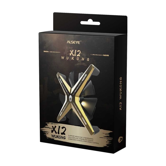 Кулер для корпуса Alseye X12 (Black WK Push) (AS.04.03.0032) изображение 7 Кулер для корпуса Alseye X12 (Black WK Push) (AS.04.03.0032) изображение 7