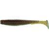 Силикон рыболовный FishUP U-Shad 4" 019 - Motor Oil/Red (8шт/уп) (1864.13.97)