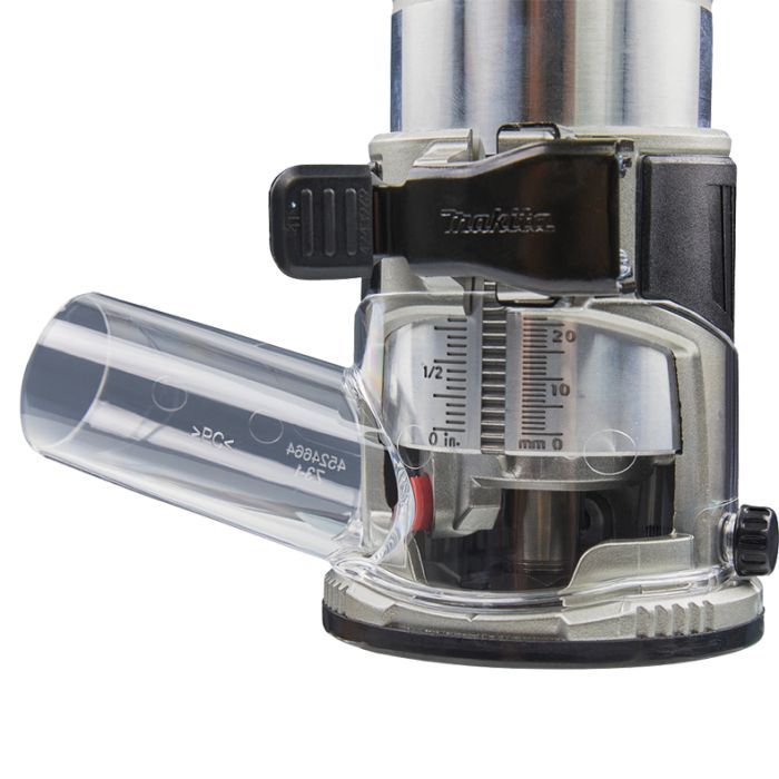 Фрезер Makita RT0702CX2 710ВТ, цанга 6 та 8мм, 10000-34000об/хв (RT0702CX2) зображення 10