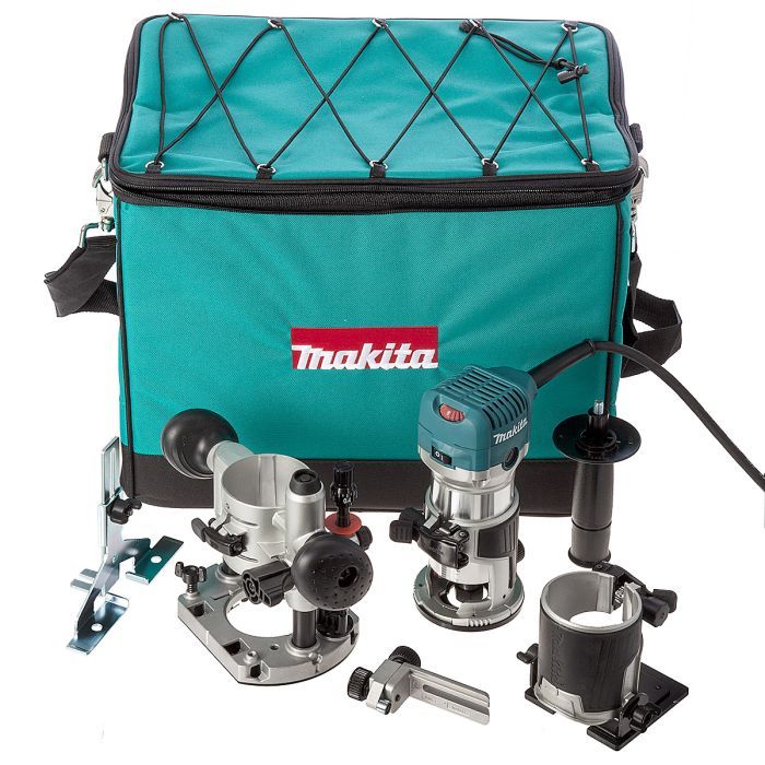Фрезер Makita RT0702CX2 710ВТ, цанга 6 та 8мм, 10000-34000об/хв (RT0702CX2) зображення 8