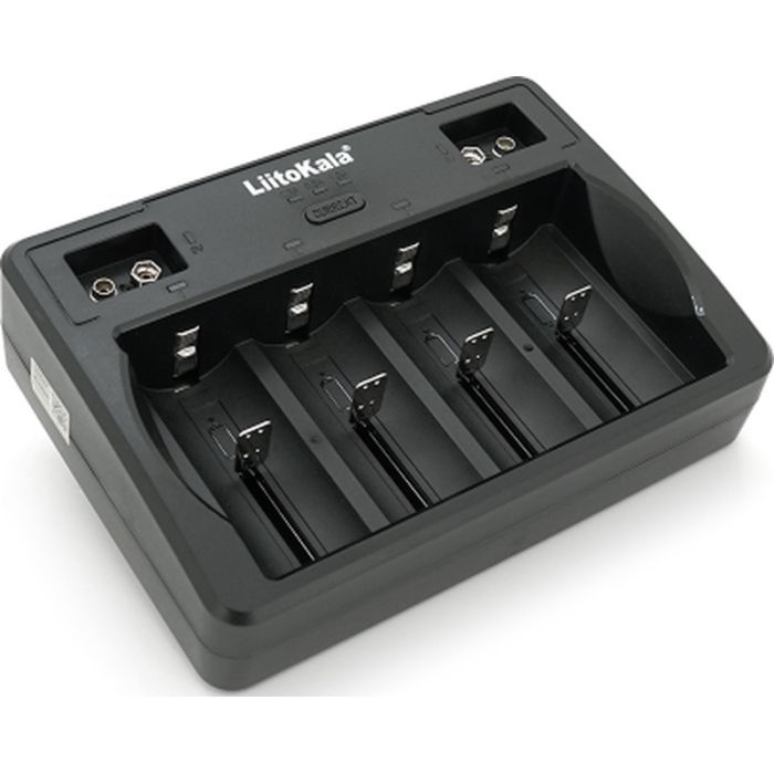 Зарядний пристрій для акумуляторів Liitokala 4 Slots, Ni-MH/Ni-CdAA,AAA,C, Li-ion/IMR32650,21700,18650 (Lii-D4)